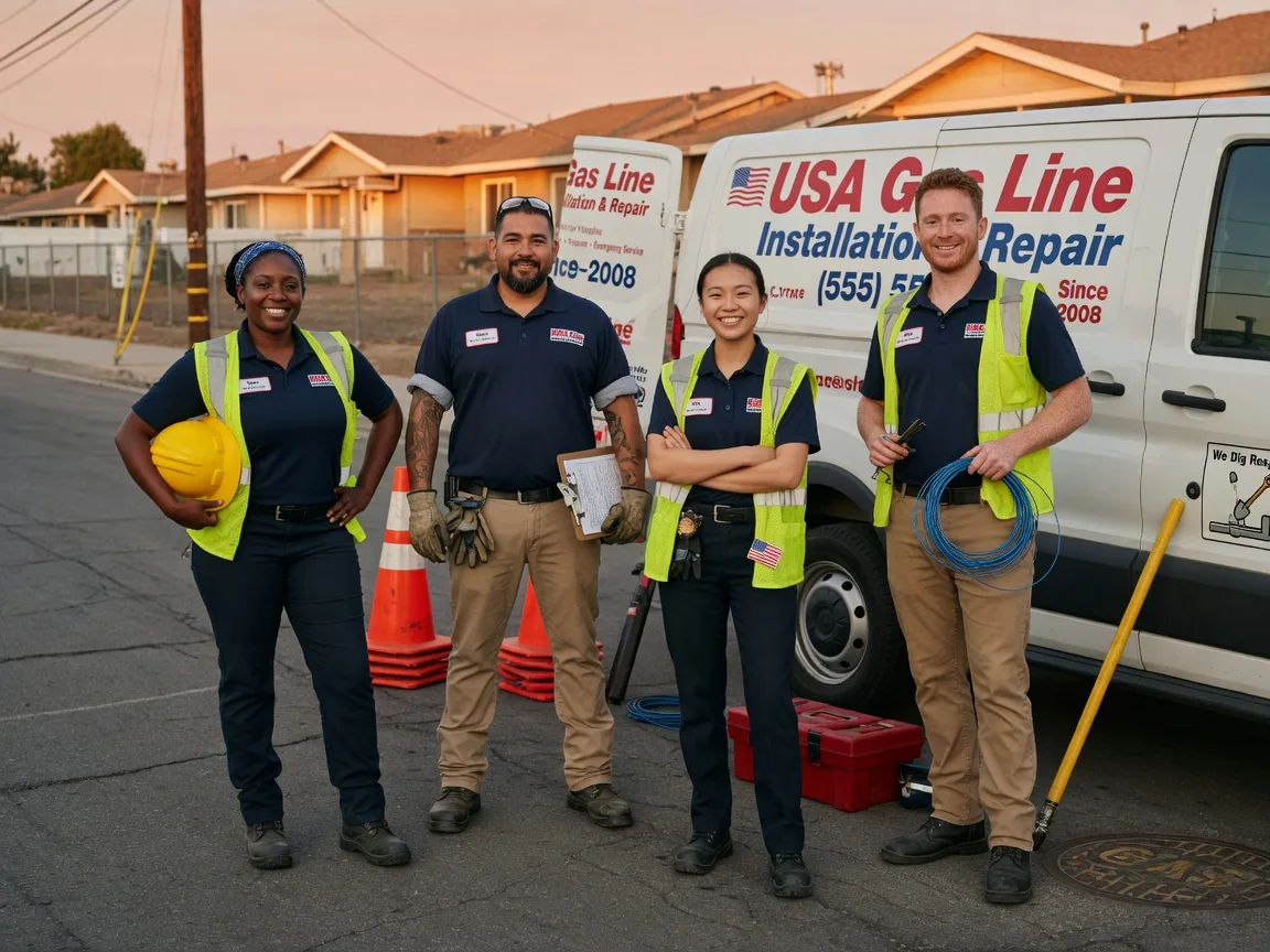 Gas Line Installation company in Burbank, WA